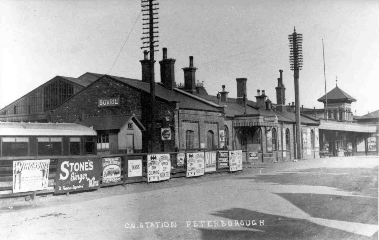 GNR. Peterborough North Station C.1910. PETMG:CB32